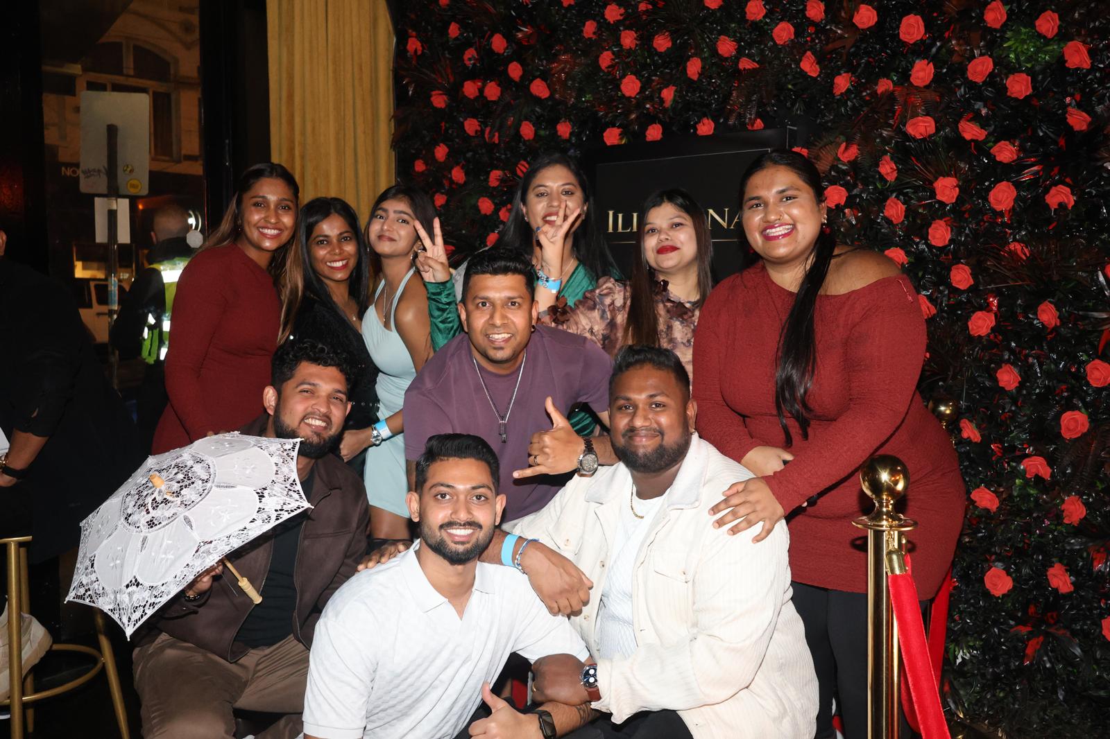Friends celebrating together at Illumina in Prahran